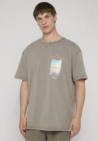 Just Rhyse - Camisa 'Lanai' em cinzento: frente