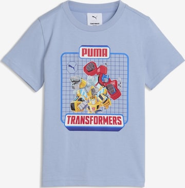 PUMA T-Shirt 'Puma x Transformers' in Blau: Vorderseite