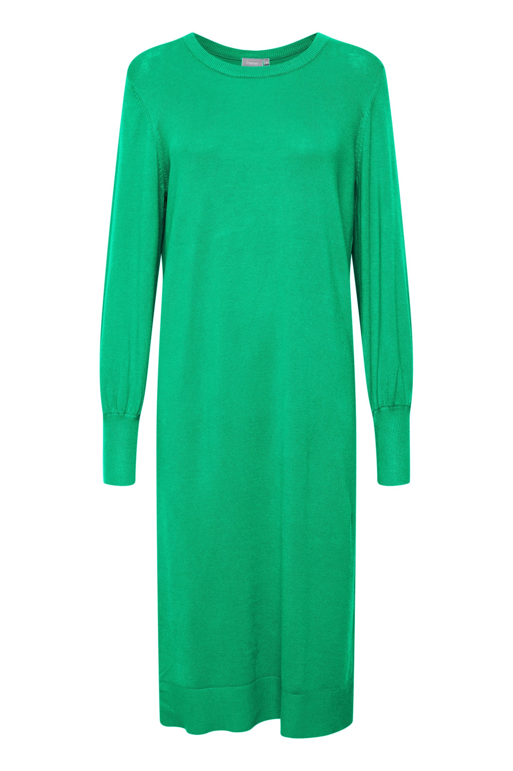 Robes en maille 'Blume' Fransa en vert : devant