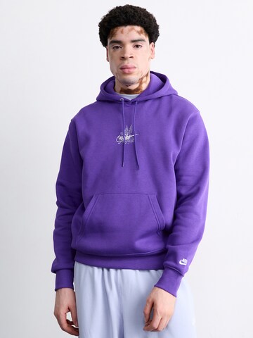 Nike Sportswear Sweatshirt 'Club' in Lila: voorkant