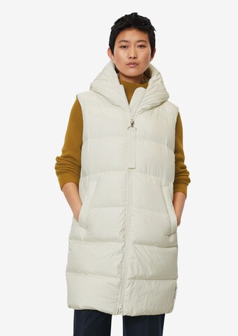 Gilet Marc O'Polo en beige : devant