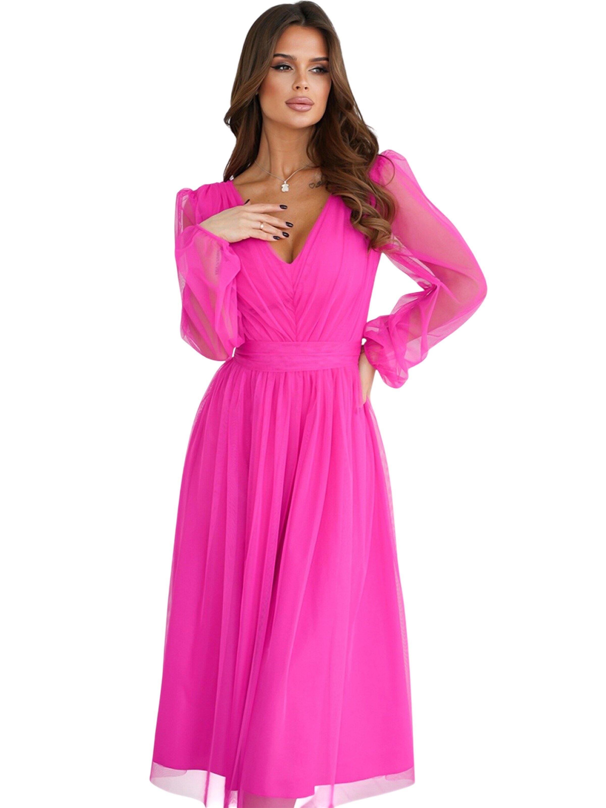 bicotone Dress '192873' in Pink