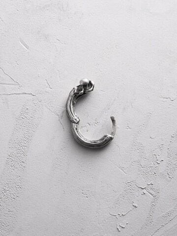 Boucles d'oreilles 'BONE' REYTEL en argent