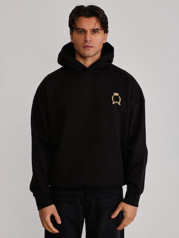 SikSilk Pullover in Schwarz: Vorderseite