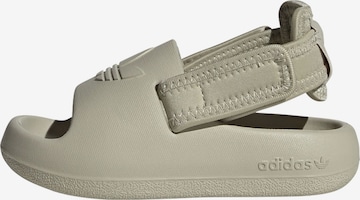 ADIDAS ORIGINALS Босоножки 'Adifom Adilette' в Бежевый: спереди