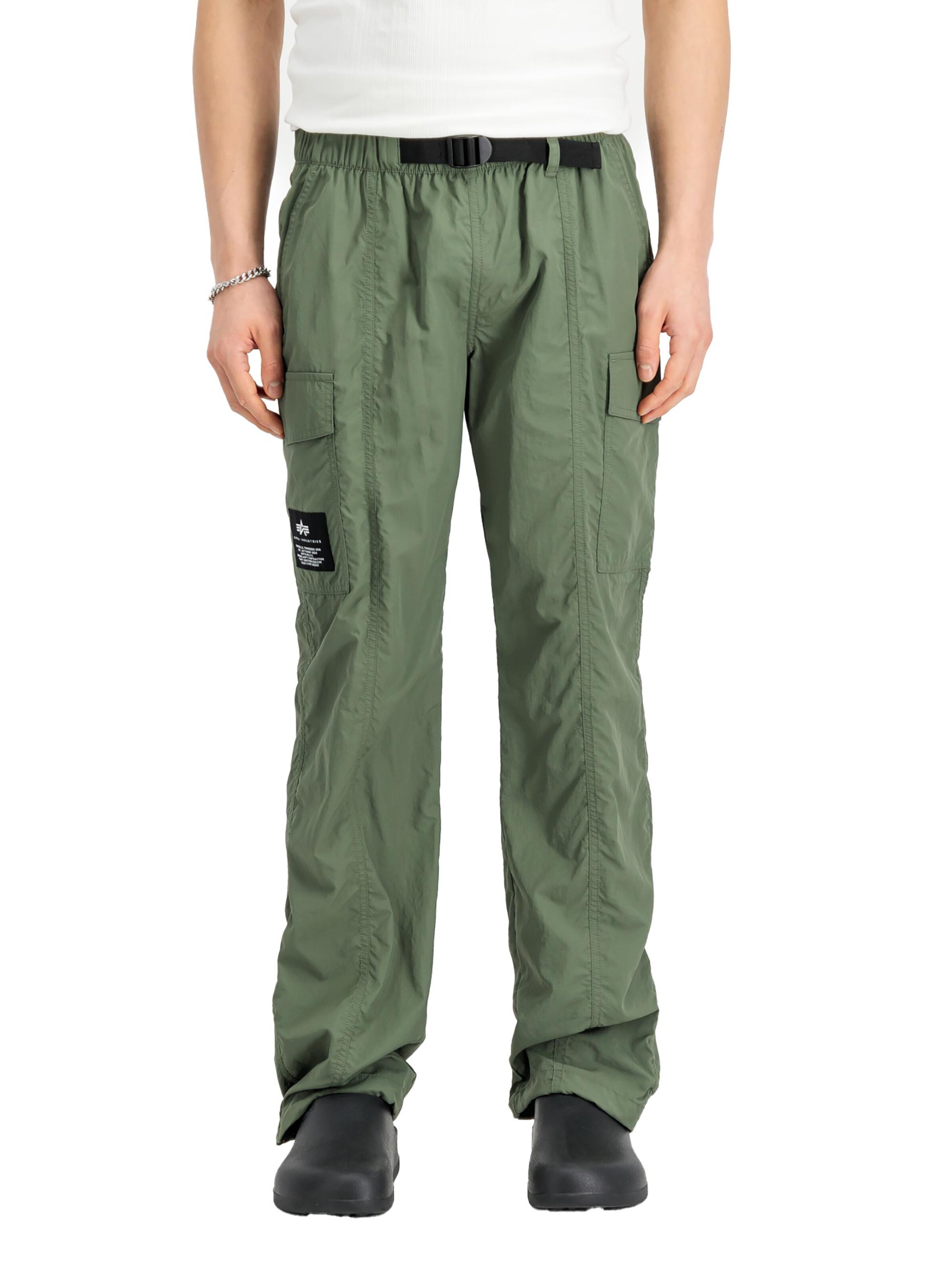 ALPHA INDUSTRIES Regular Cargo Pants in Green