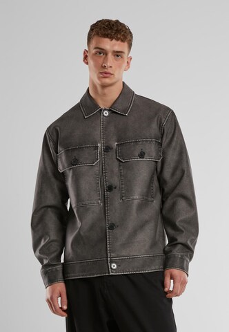 Urban Classics Between-season jacket in Black: front