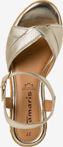 TAMARIS Sandals in Gold