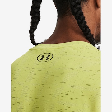 T-Shirt fonctionnel 'Novelty' UNDER ARMOUR en jaune