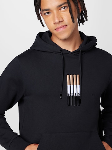 BOSS Black Sweatshirt 'Seeger' in Zwart