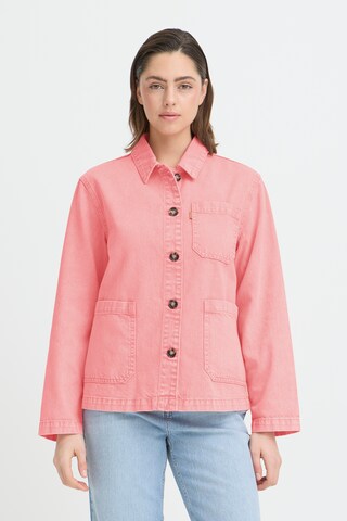 Veste mi-saison Pulz en rose : devant