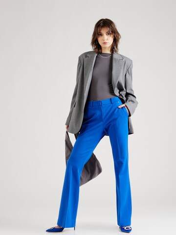 JOOP! Boot cut Trousers with creases in Blue