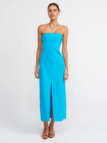 Robe 'Midi' Dilvin en bleu : devant