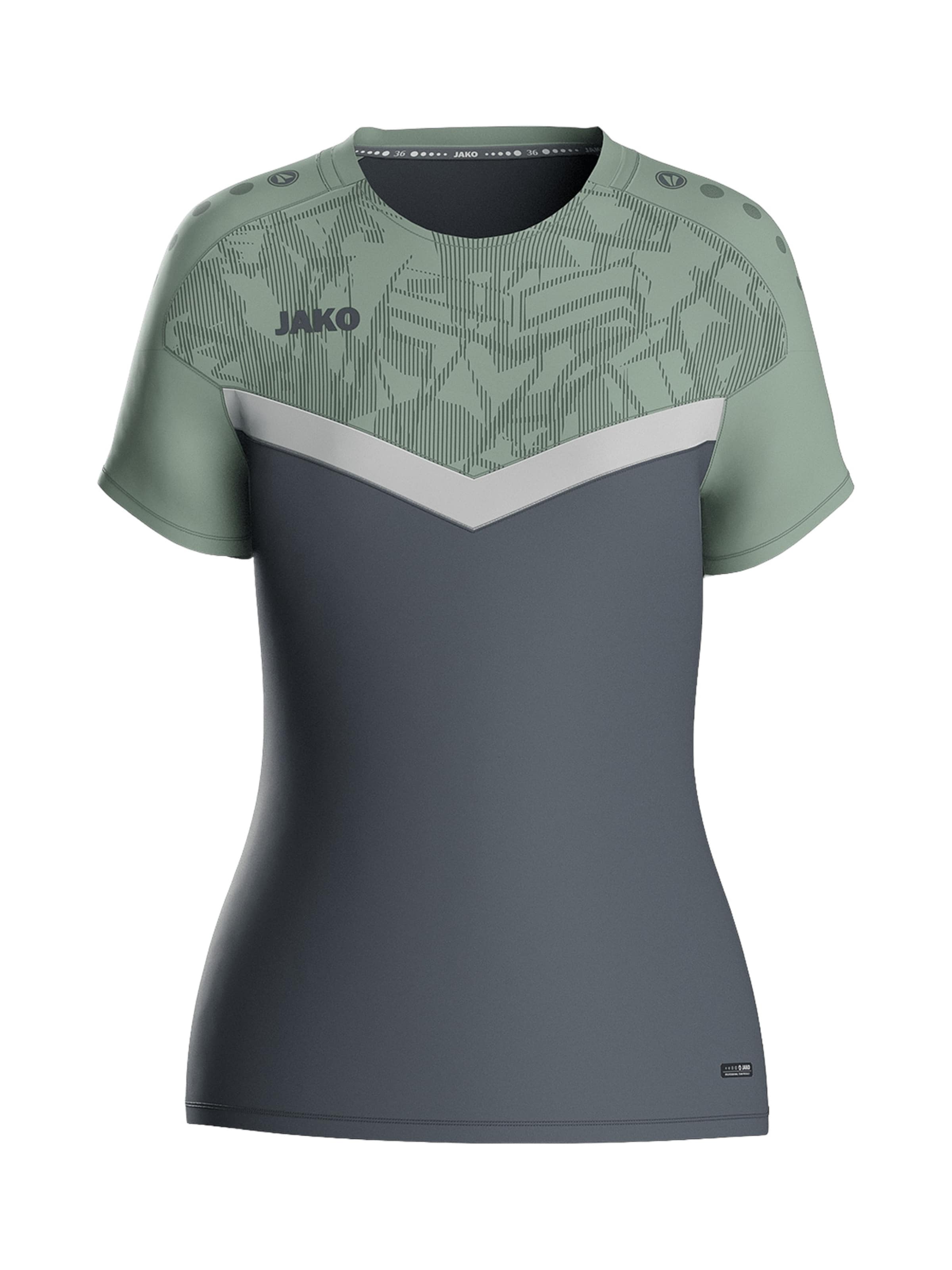 JAKO Funktionsshirt in Grau: Vorderseite