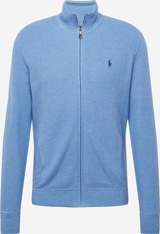 Polo Ralph Lauren Knit Cardigan in Blue: front