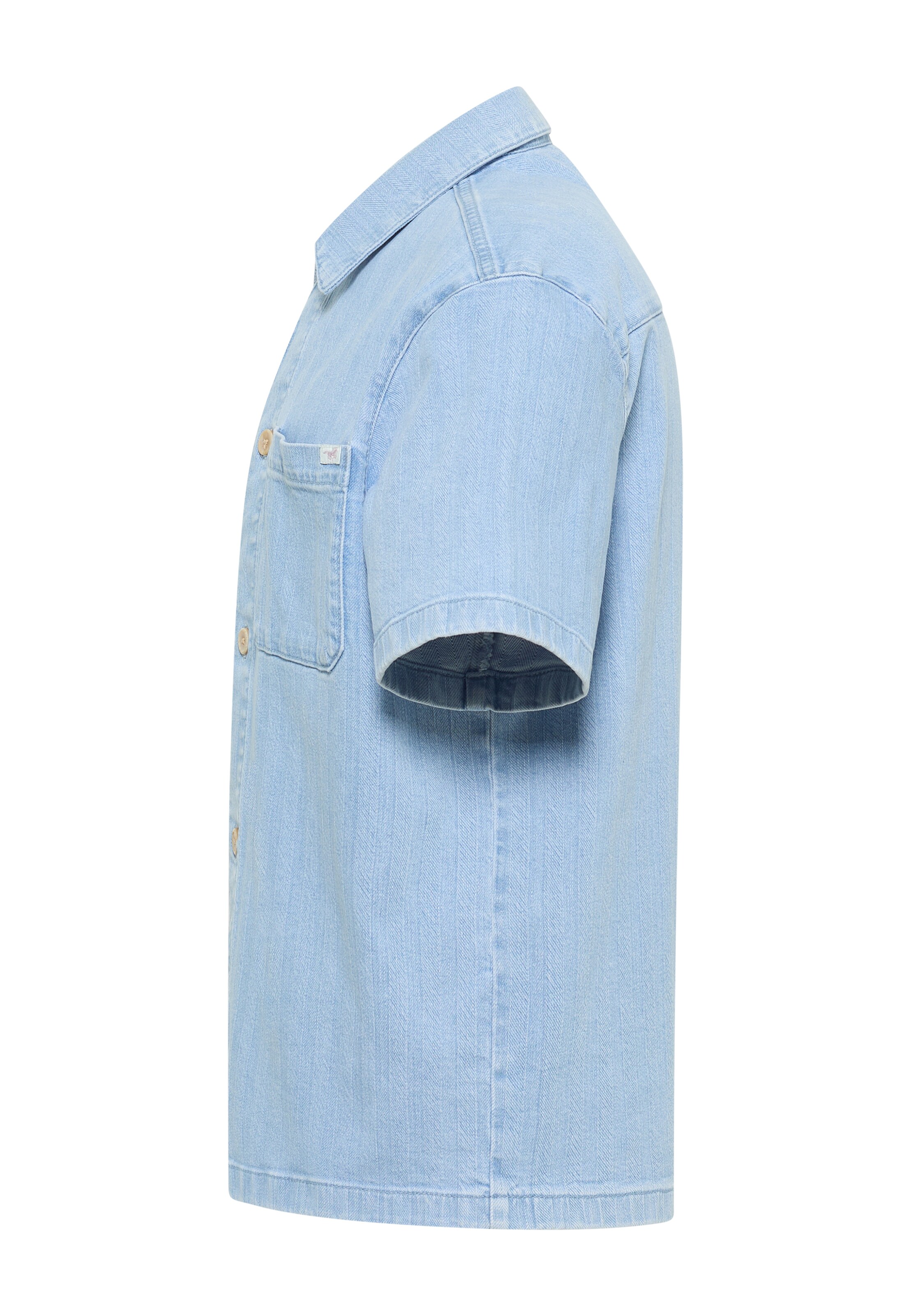 MUSTANG Regular fit Button Up Shirt 'Phoenix' in Blue