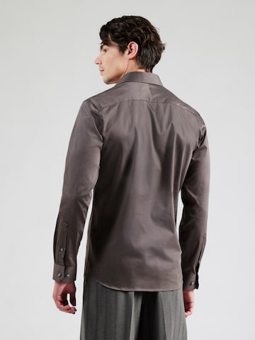 SELECTED Slim fit Button Up Shirt in Brown
