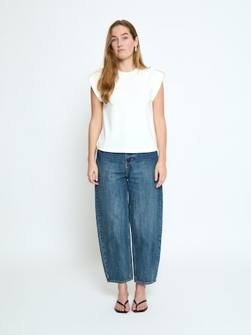 minus - Top 'Serena' en blanco