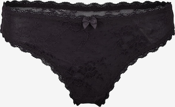 SugarShape Thong 'Sienna' in Black: front