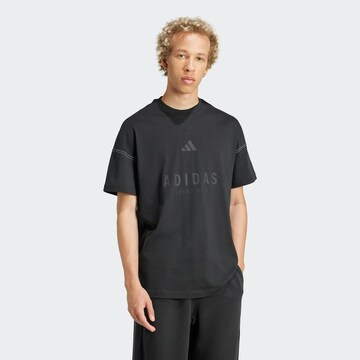 ADIDAS SPORTSWEAR Funkcionalna majica 'ALL SZN' | črna barva: sprednja stran