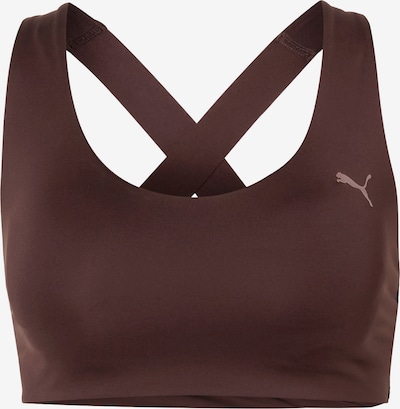 PUMA Sport-BH 'SUNDAY BLISS' in XS in schoko, Produktansicht