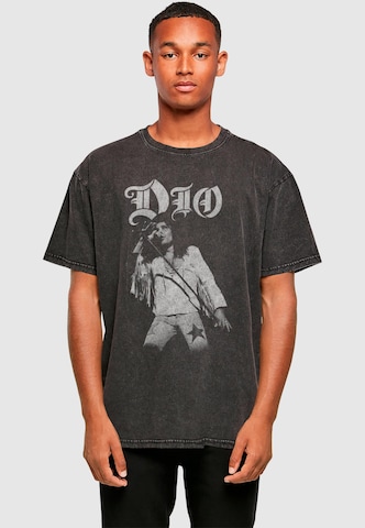 Merchcode Shirt 'Dio - Rainbow' in Black: front