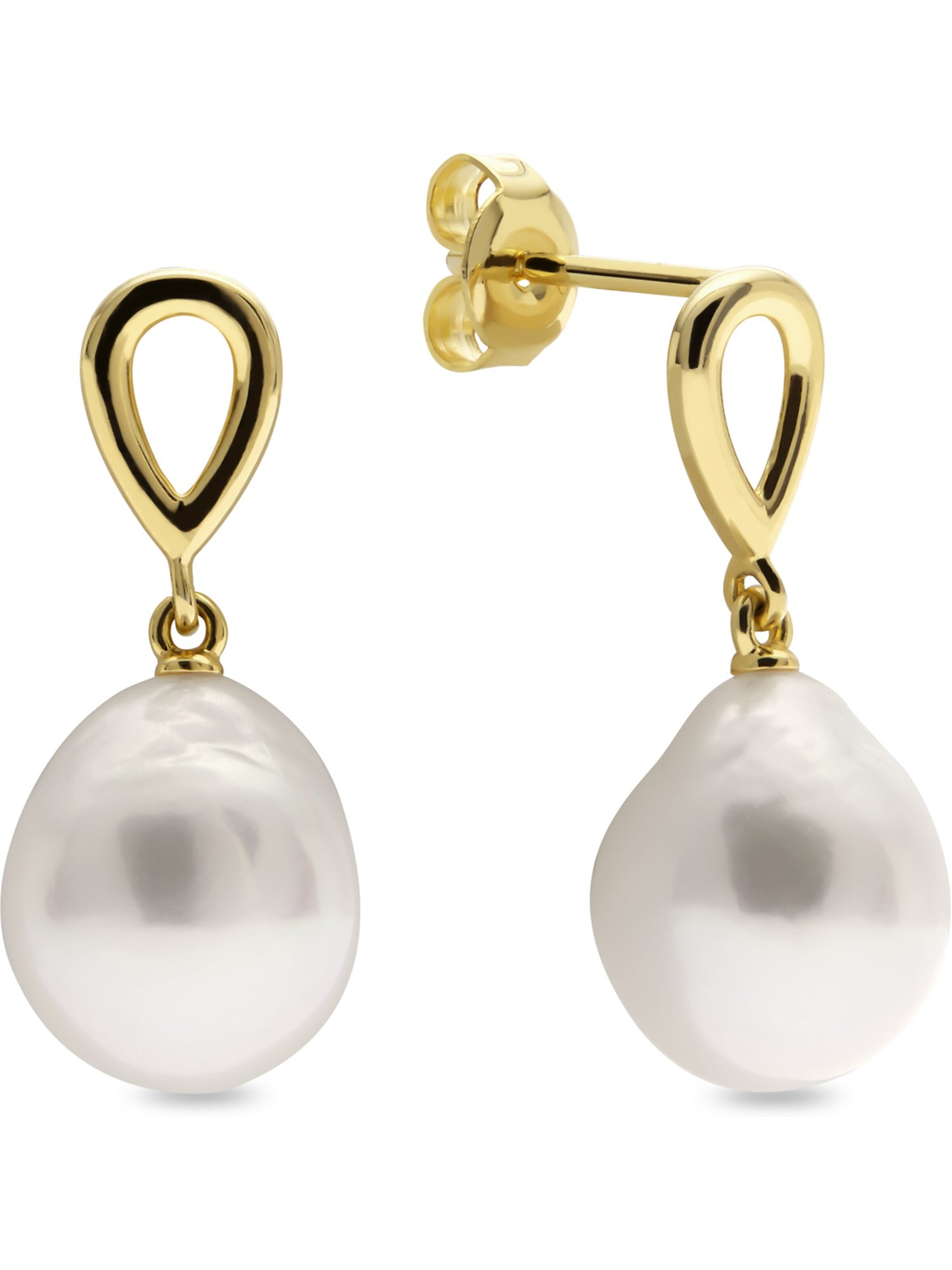 YAMŌKO Ohrringe in Gelb: Vorderseite