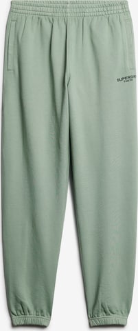 Superdry Loose fit Pants in Green: front