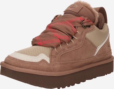 Sportbačiai be auliuko 'LOWMEL' iš UGG, spalva – nebalintos drobės spalva / gelsvai pilka spalva / tamsiai ruda, Prekių apžvalga