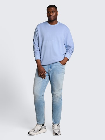 TOM TAILOR Men + Sweatshirt in Blauw