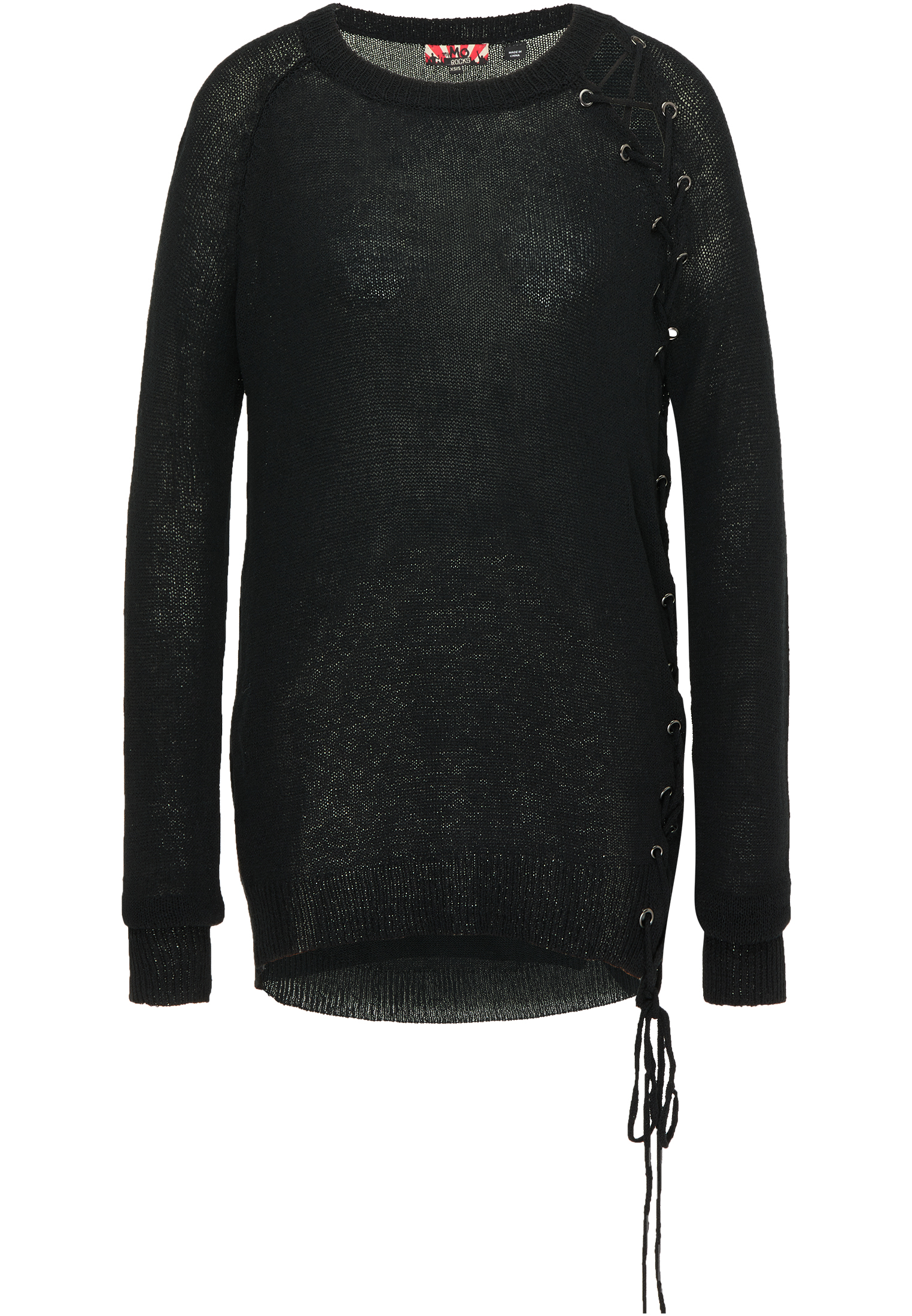 Odzież O1iVU myMo ROCKS Sweter w kolorze Czarnym 
