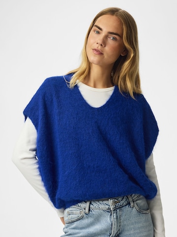 PIECES Pullover 'PCALLIE' i blå: forside