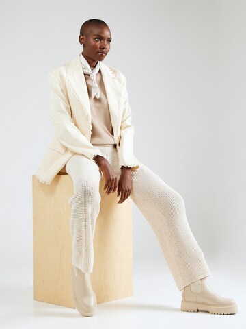 VERO MODA - Jersey 'VMGOLD' en beige