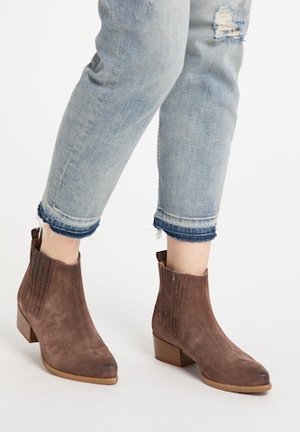 Chelsea Boots DreiMaster Vintage en marron