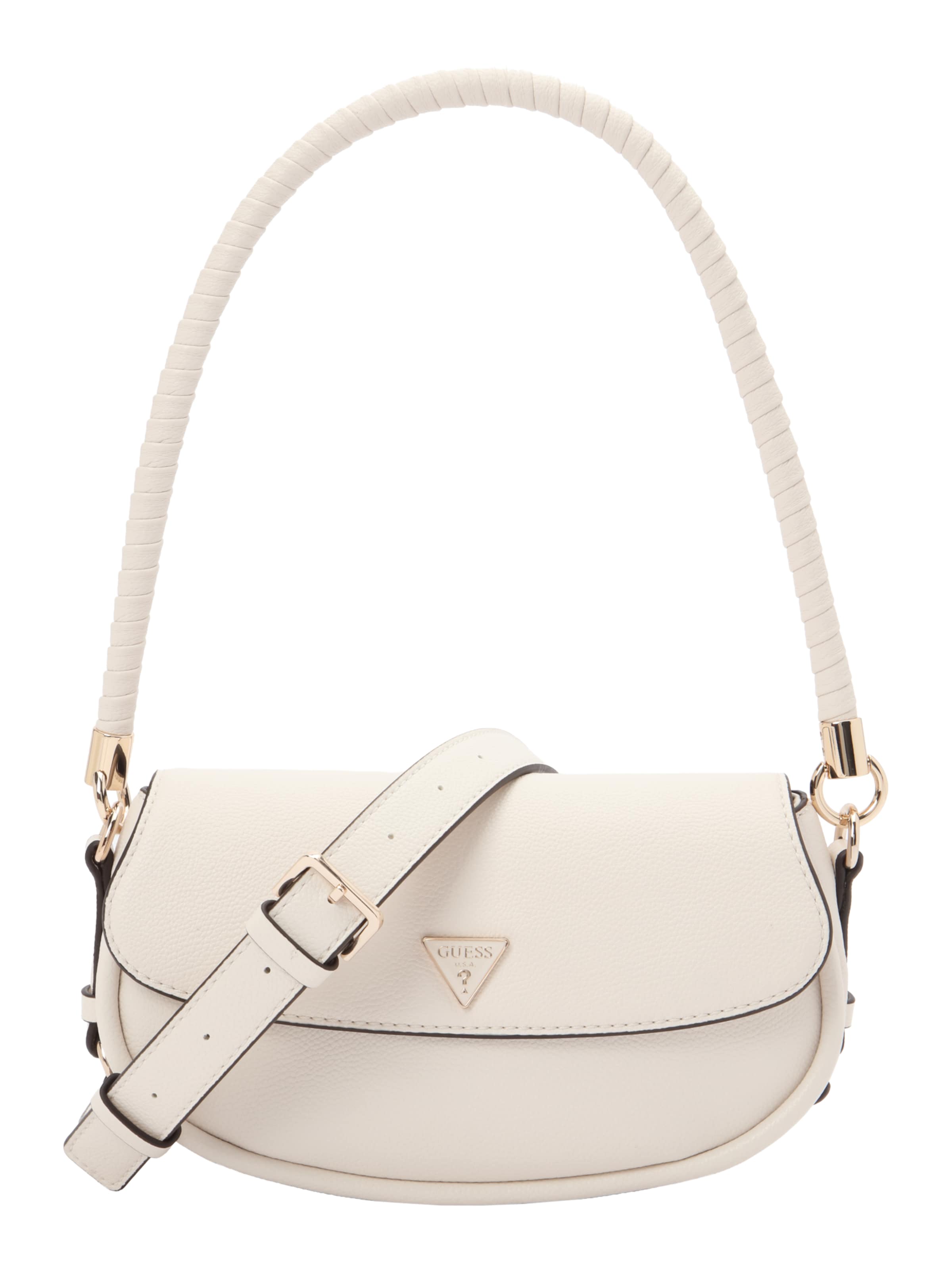 GUESS - Mala de ombro 'Danya' em branco: frente