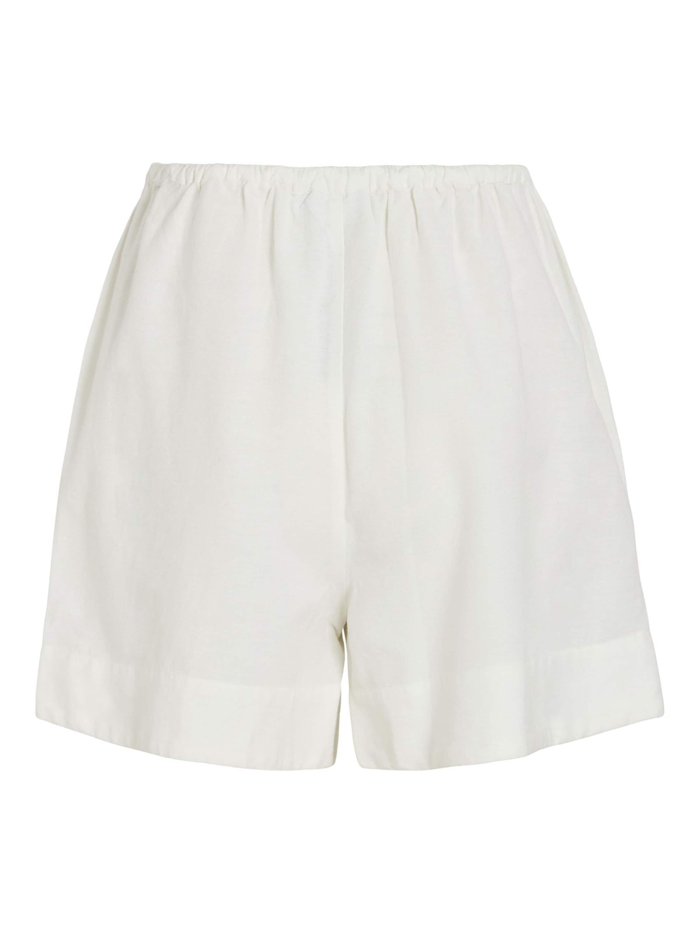 VILA Regular Broek in Wit