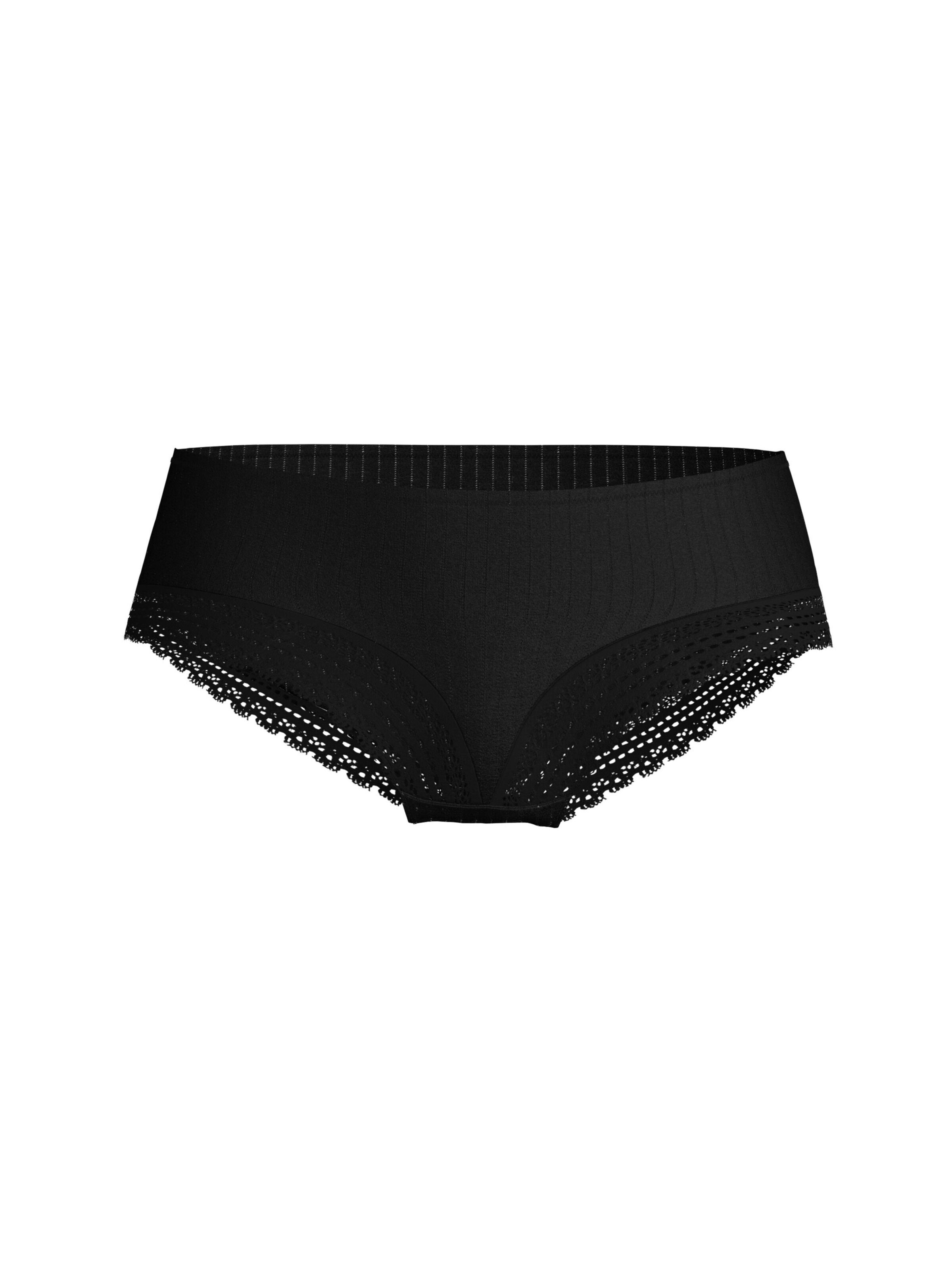 CALIDA Boyshorts 'Etude Ajours' in Black: front
