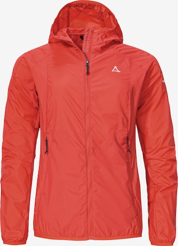 Schöffel Outdoor jacket ' Hiking Jacket Style Wutach WMS ' in Red: front