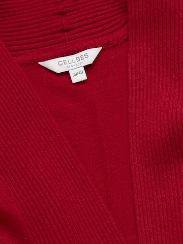 Cellbes of Sweden Knit cardigan in Red