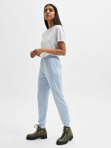 SELECTED FEMME Tapered Pants 'Tenny' in Blue
