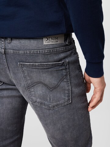 Slimfit Jeans 'Piers' de la TOM TAILOR DENIM pe gri