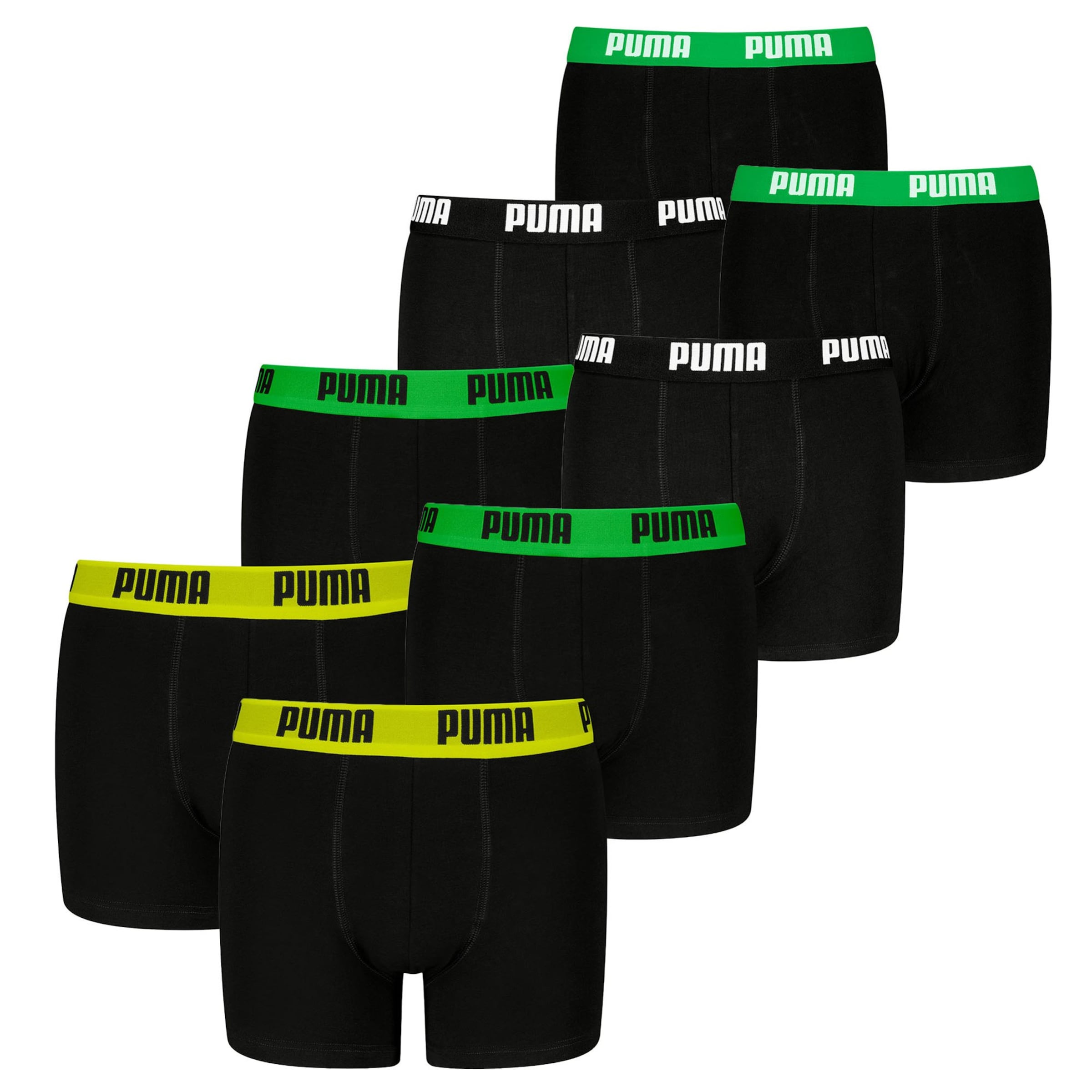 PUMA - Calzoncillo en negro: frente