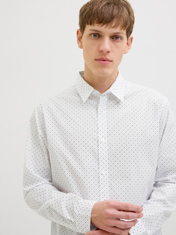 JJ Rebel Regular fit Πουκάμισο 'JREBGAVIN' σε λευκό