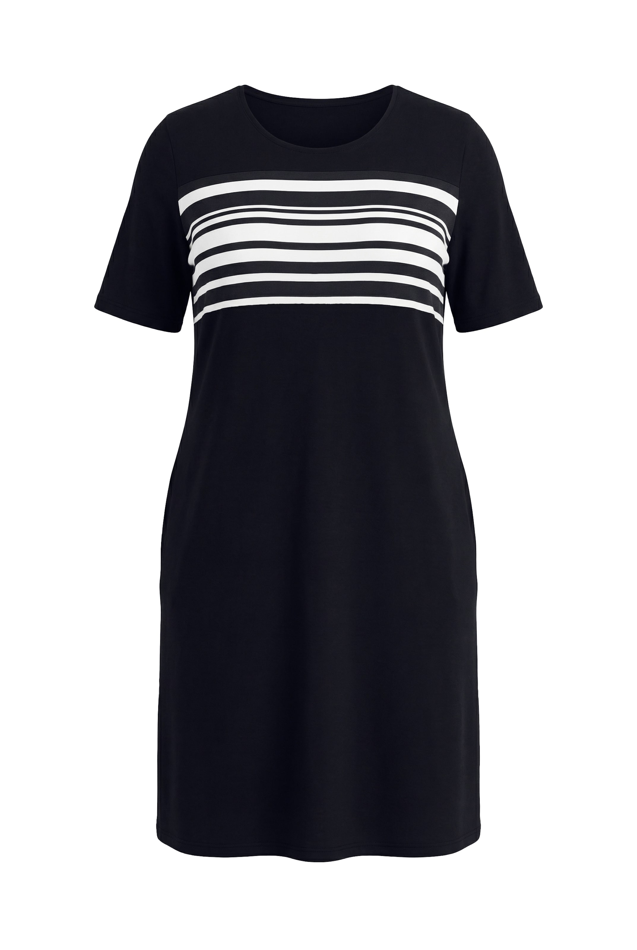 Rochie de la Ulla Popken pe negru: față