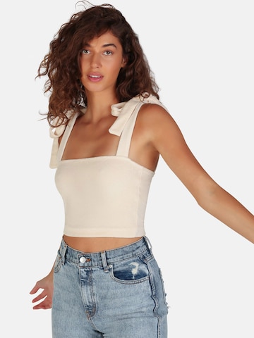 OW Collection Top 'TOWEL' – béžová