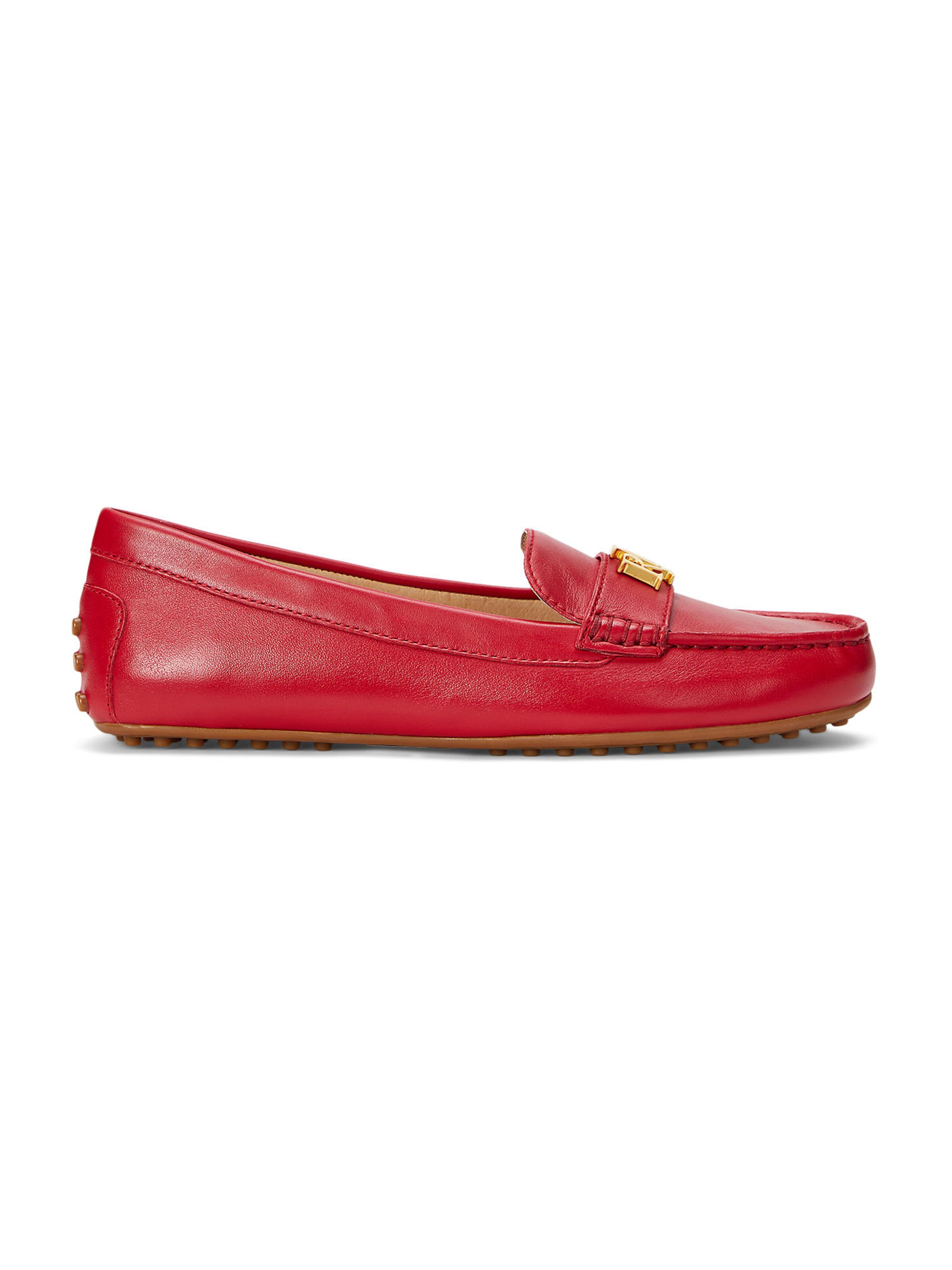 Lauren Ralph Lauren Mokassin 'BARNSBURY' in Rot