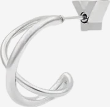 YParis - Pendientes 'Boucle SANNA S / G' en plata: frente