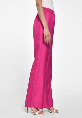 Laura Biagiotti Roma Loosefit Hose Silk in Pink