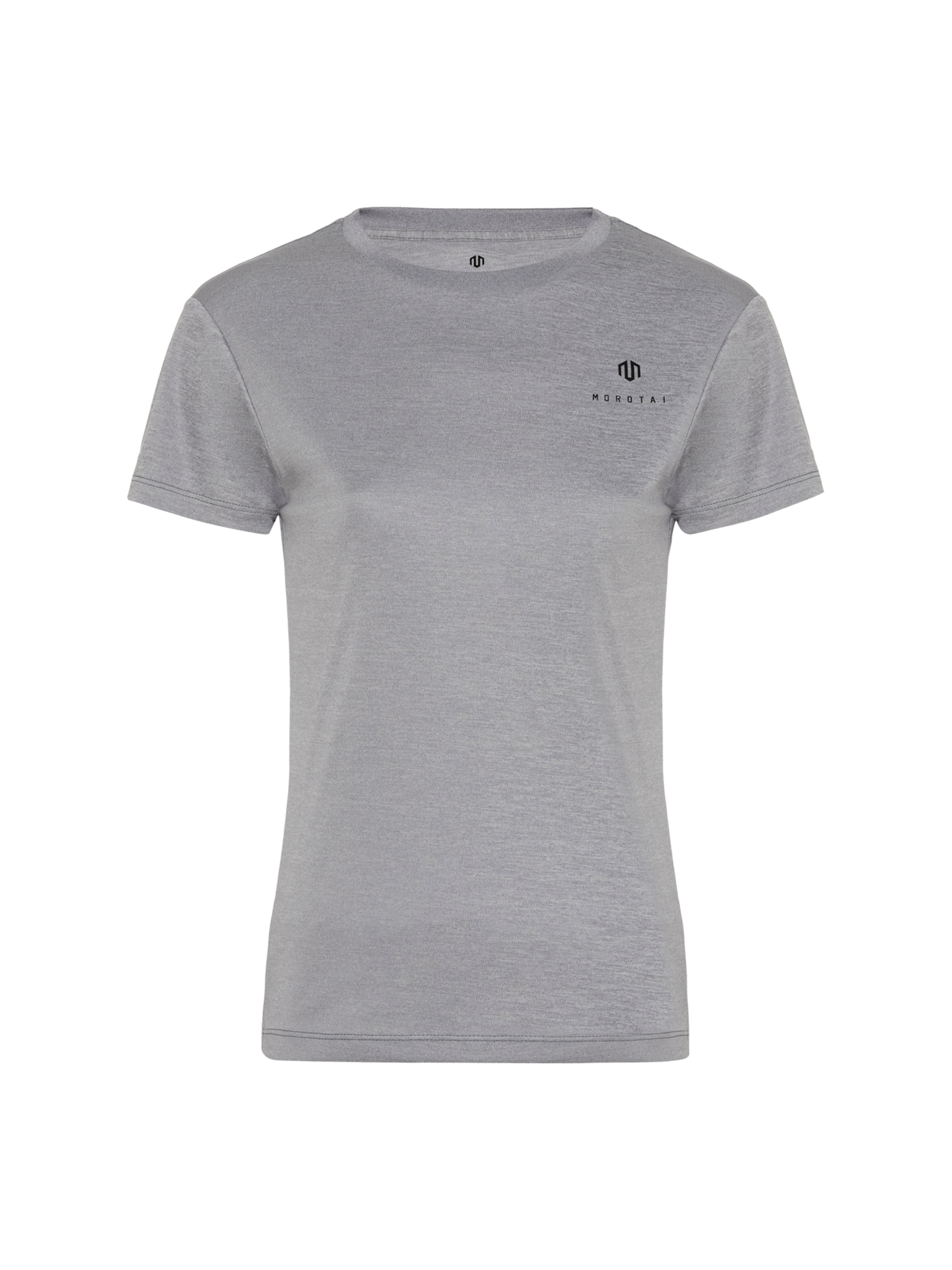 MOROTAI Funktionsshirt 'Naka' in Grau: Vorderseite