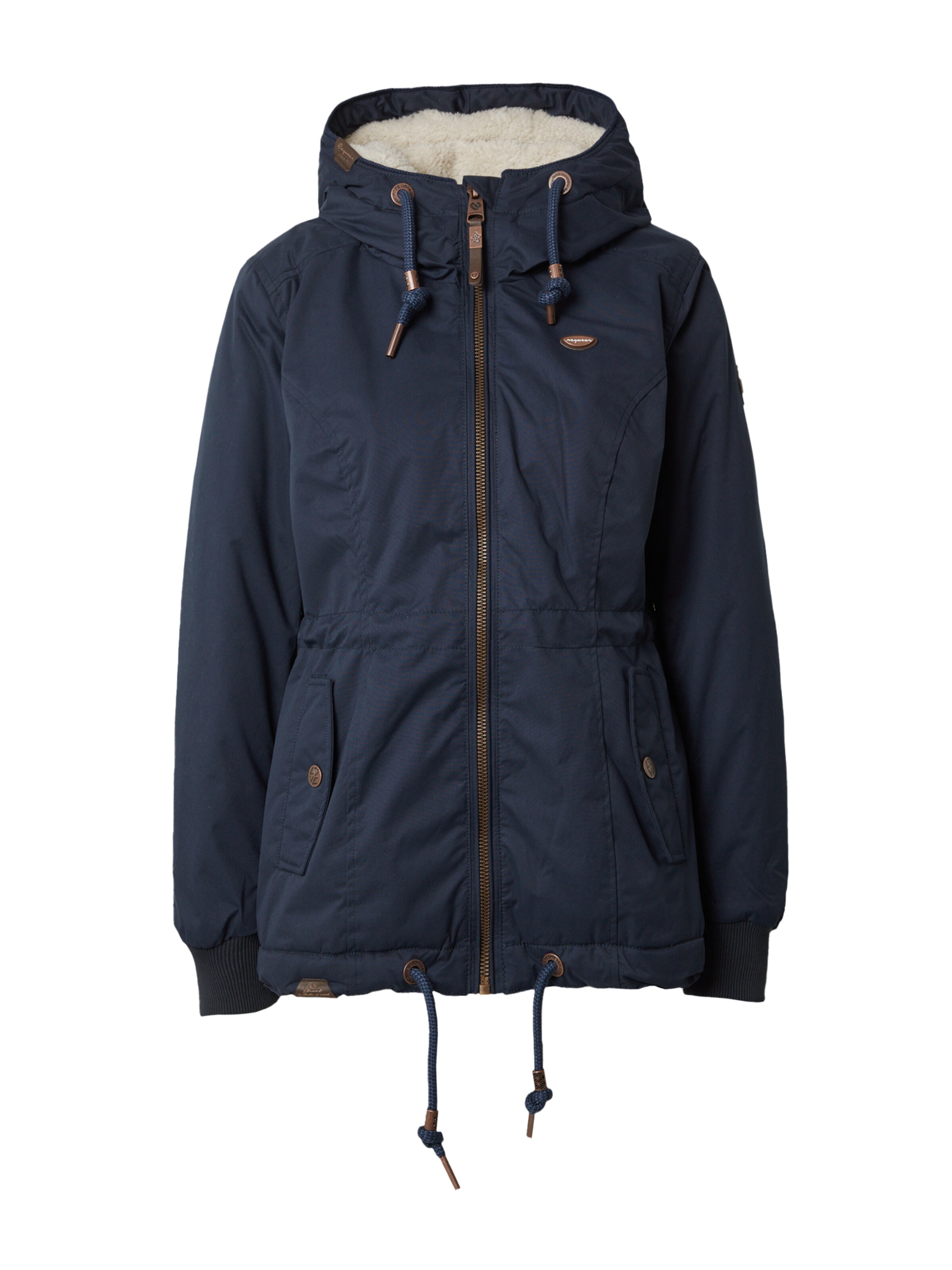 Parka mi-saison 'DANKKA' Ragwear en bleu : devant